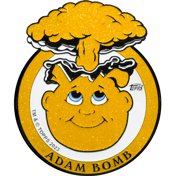 Gold Glitter **HUGE** 4 inch Adam Bomb Challenge Coin limited to 15 pieces with individual serial number