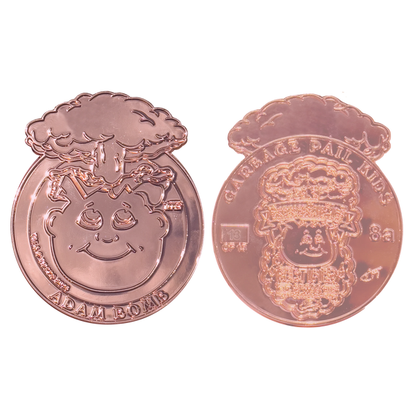 Rose Gold **HUGE** 4 inch Adam Bomb Challenge Coin limited to 15 pieces with individual serial number