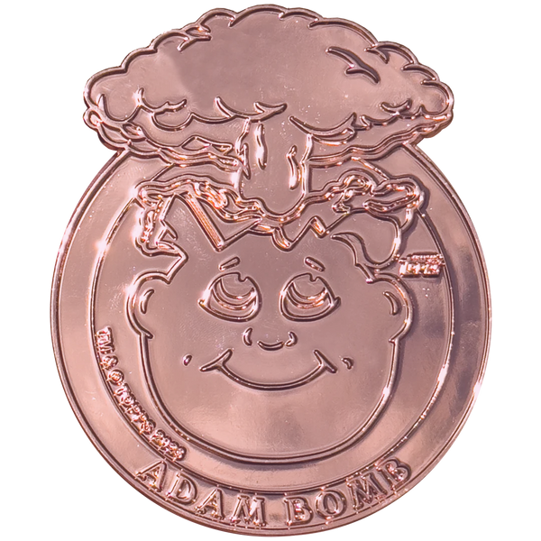Rose Gold **HUGE** 4 inch Adam Bomb Challenge Coin limited to 15 pieces with individual serial number