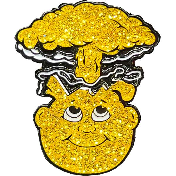 ***GOLDEN SHIMMER*** Adam Bomb 2-piece coin GOLD GLITTER variation GPK-AA-005