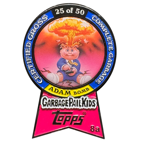 Adam Bomb 8a 1985 Topps OS1 Cheaters License Challenge Coin Officially Licensed by Topps