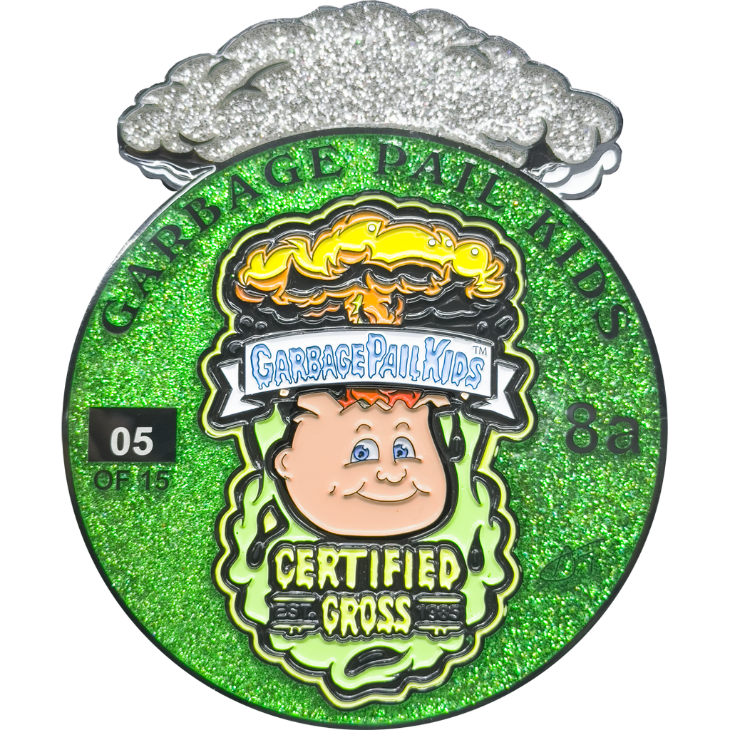 Snot Green Glitter **HUGE** 4 inch Adam Bomb Challenge Coin Snot Green Glitter **HUGE** 4 inch Adam Bomb Challenge Coin