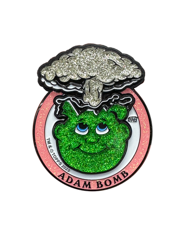 Pink, Green, & Silver GLITTER MASHUP 3-piece Adam Bomb Challenge Coin limited to 15 pieces with individual serial number