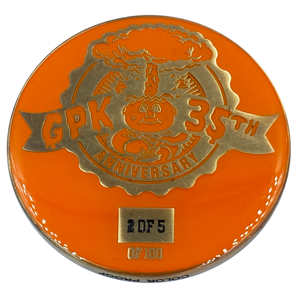 Orange Color Proof Coin 002 Topps Officially Licensed challenge coin Garbage Pail Kids GPK Nation