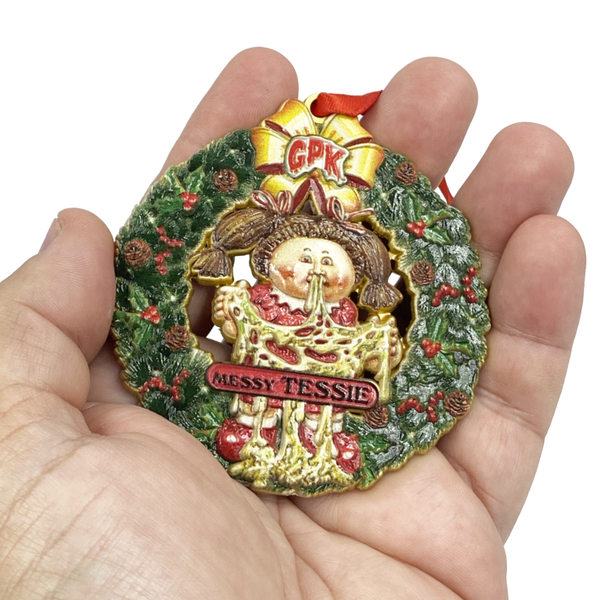 Flash Sale: Messy Tessie Christmas Ornament Officially Licensed Topps Garbage Pail Kids GPK 35th Anniversary