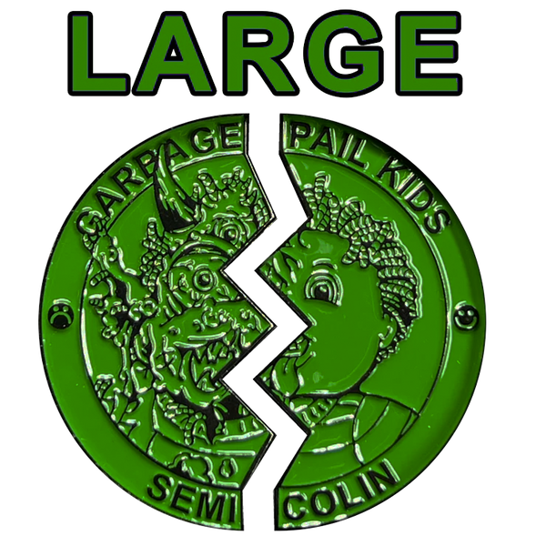 ***LARGE*** Green Color Proof Semi Colin 2 Coin set with free hard case