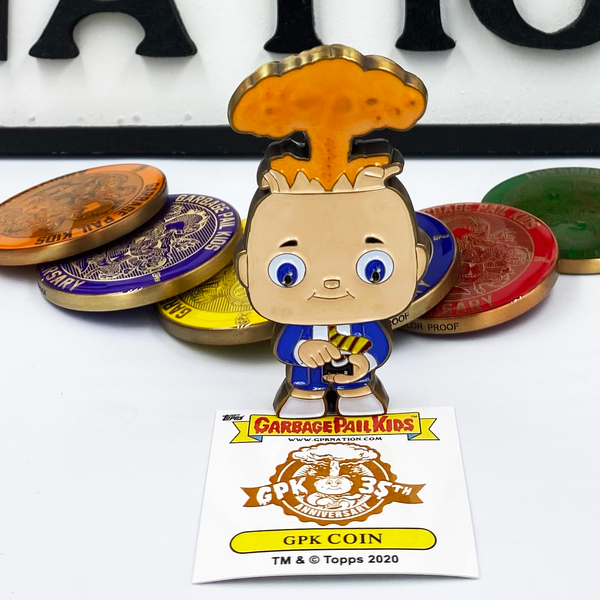 Adam Bomb OS1 Card Art Officially Licensed Topps GPK Challenge Coin only 100 made