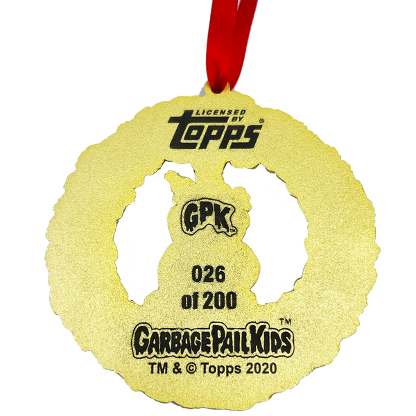 Adam Bomb Christmas Ornament Officially Licensed Topps Garbage Pail Kids GPK 35th Anniversary