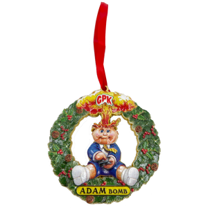 Adam Bomb Christmas Ornament Officially Licensed Topps Garbage Pail Kids GPK 35th Anniversary