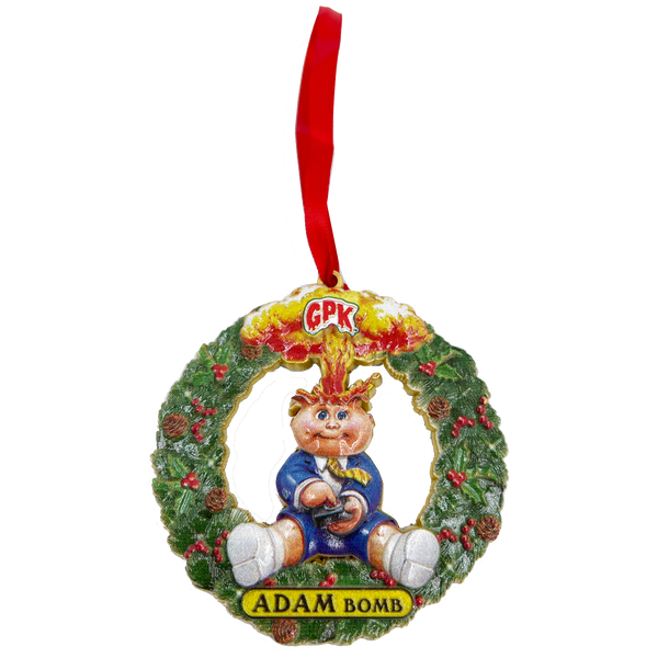 FLASH SALE: Adam Bomb Christmas Ornament Officially Licensed Topps Garbage Pail Kids GPK 35th Anniversary