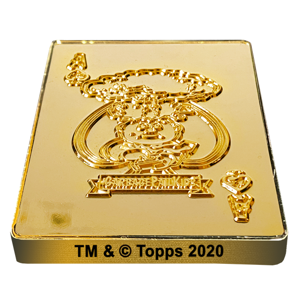 Adam Bomb 24KT Gold Plated GPK Challenge Coin Officially Licensed Topps Garbage Pail Kids Playing Cards Challenge Coin
