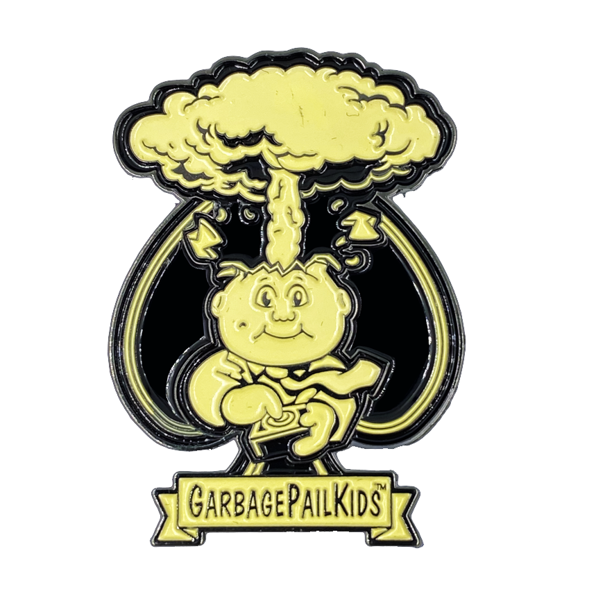 Adam Bomb GPK Pin Officially Licensed Topps Garbage Pail Kids