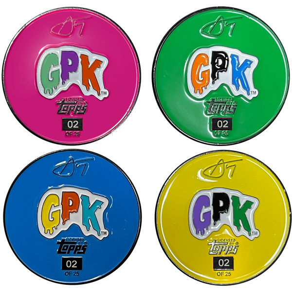 Topps Officially Licensed GPK OS Wrapper inspired coin set by Andrew Artz only 25 made