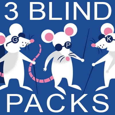 BLIND PACK containing 3 random items. Some will receive extra surprises!