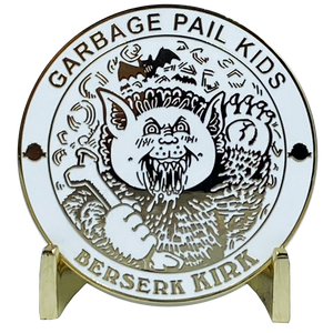 GPK-BB-003 BERSERK KIRK Topps Officially Licensed David Gross Artist Collaboration GPK Challenge Coin Garbage Pail Kids