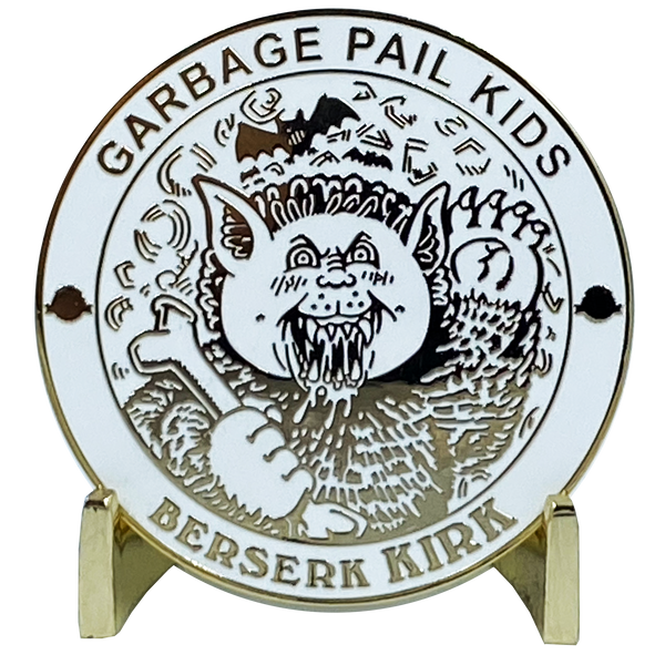 GPK-BB-003 BERSERK KIRK Topps Officially Licensed David Gross Artist Collaboration GPK Challenge Coin Garbage Pail Kids