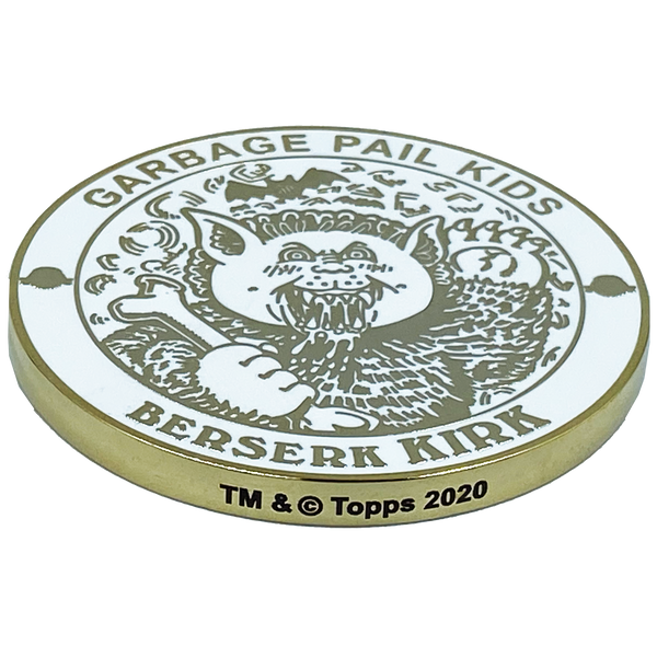 GPK-BB-003 BERSERK KIRK Topps Officially Licensed David Gross Artist Collaboration GPK Challenge Coin Garbage Pail Kids