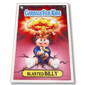 BLASTED BILLY 3D Full Color GPK OS1 Metal Card Garbage Pail Kids 35th Anniversary Officially Licensed Topps Medallion
