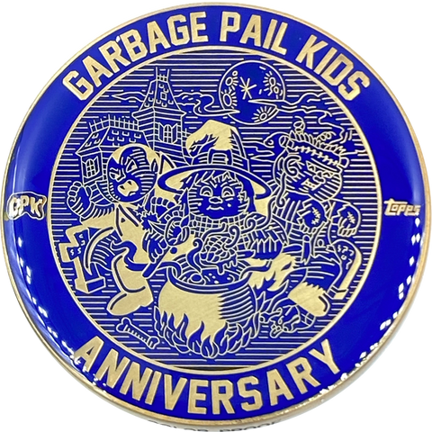 Blue Color Proof Coin 002 Topps Officially Licensed challenge coin Garbage Pail Kids GPK Nation