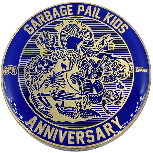 Blue Color Proof Coin 003 Topps Officially Licensed challenge coin Garbage Pail Kids GPK Nation