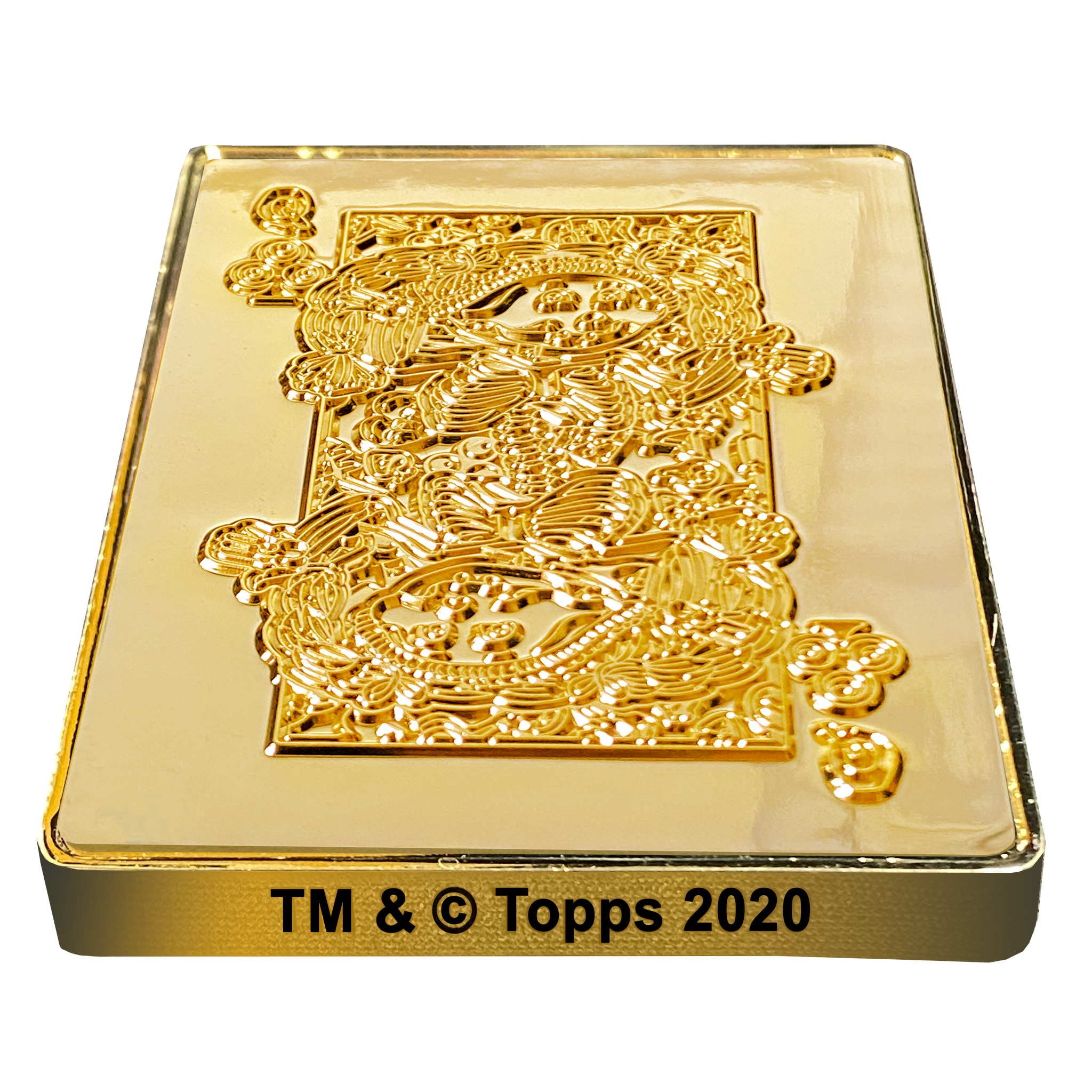 Bony Joanie 24KT Gold Plated GPK Challenge Coin Officially Licensed Topps Garbage Pail Kids Playing Cards Challenge Coin