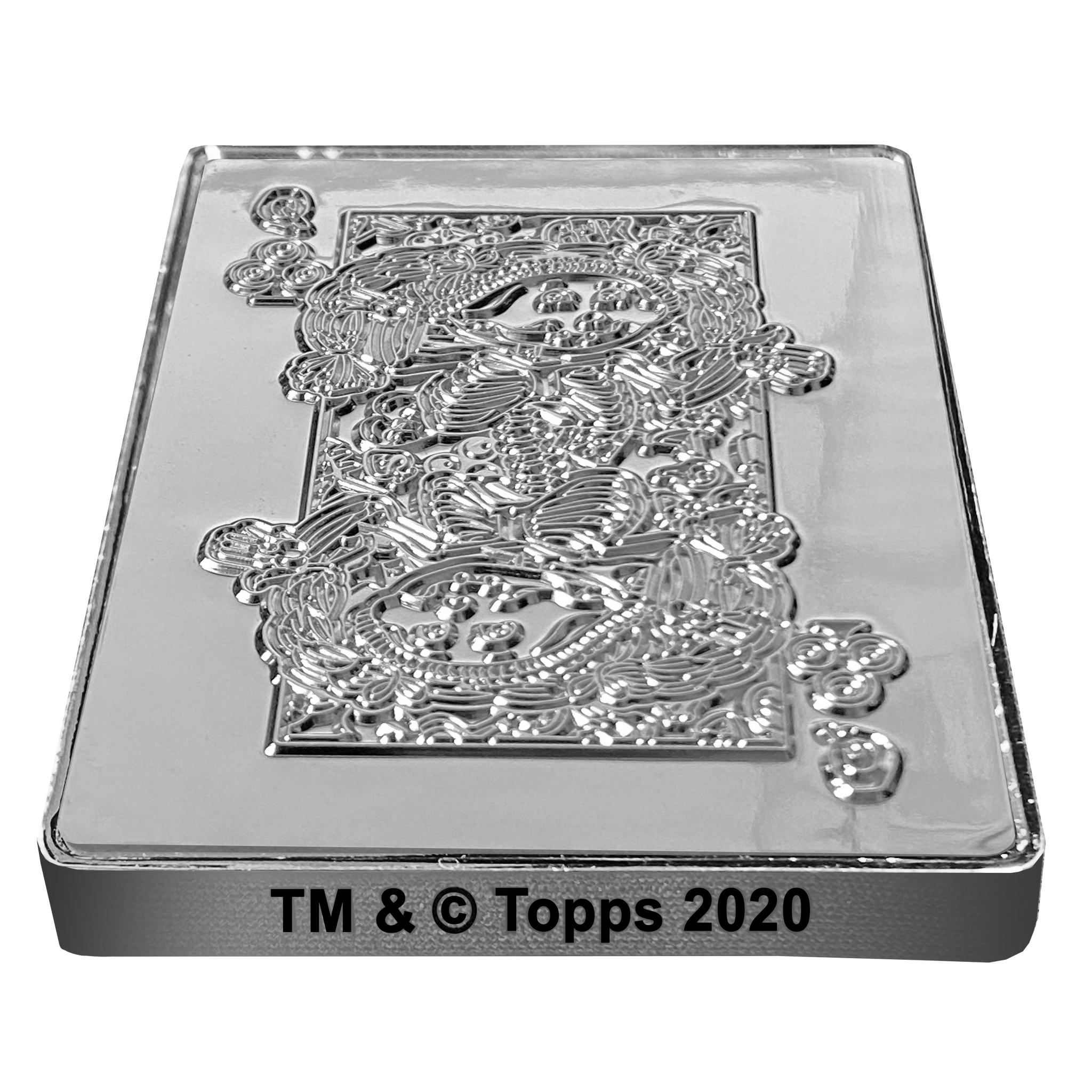 Bony Joanie Sterling Silver Plated GPK Challenge Coin Officially Licensed Topps Garbage Pail Kids Playing Cards Challenge Coin