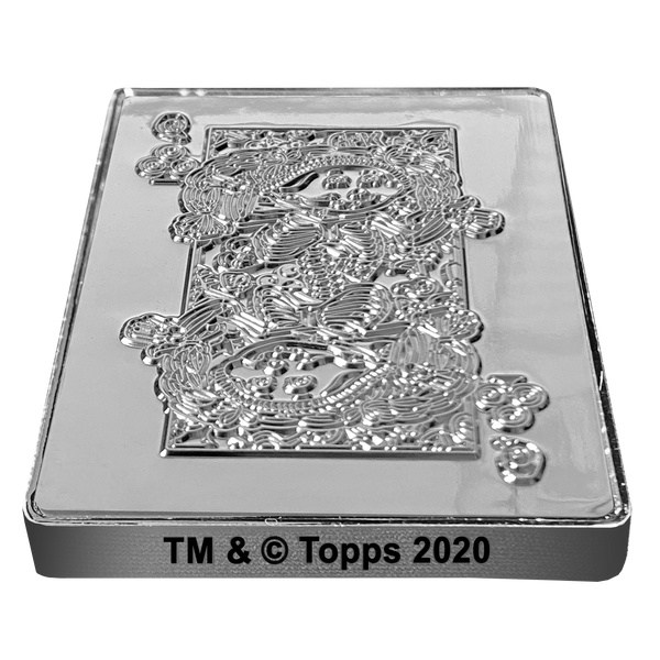 Bony Joanie Sterling Silver Plated GPK Challenge Coin Officially Licensed Topps Garbage Pail Kids Playing Cards Challenge Coin