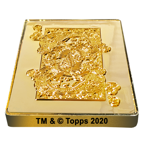 Bony Joanie 24KT Gold Plated GPK Challenge Coin Officially Licensed Topps Garbage Pail Kids Playing Cards Challenge Coin