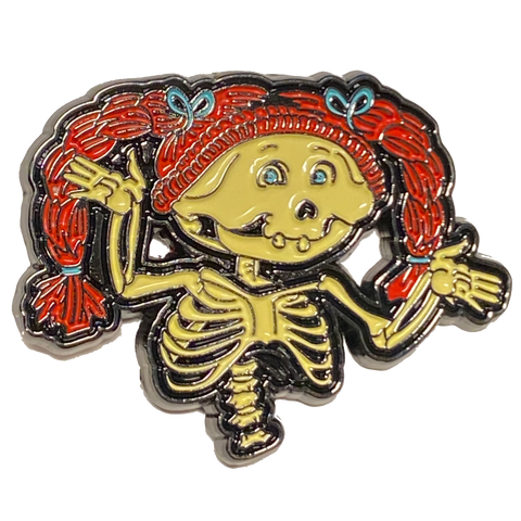Bony Joanie GPK Pin Officially Licensed Topps Garbage Pail Kids