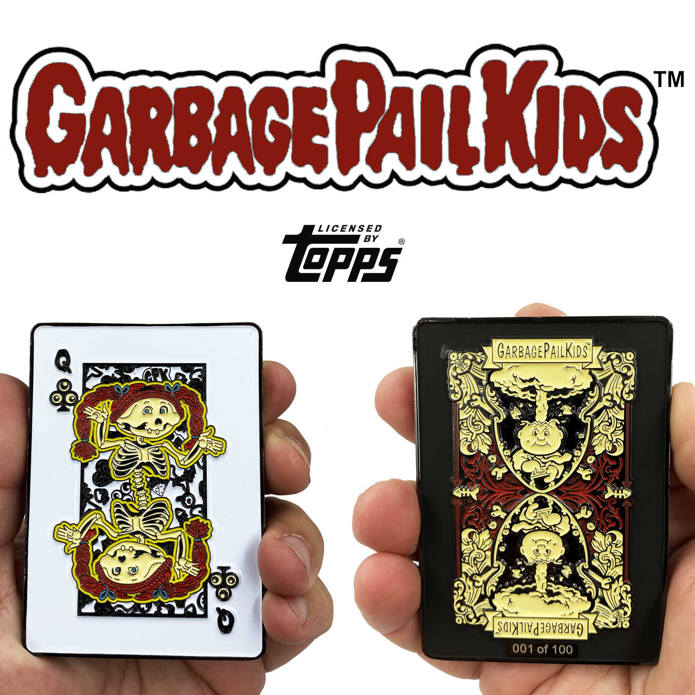 Bony Joanie GPK Challenge Coin Officially Licensed Topps Garbage Pail Kids Playing Cards Challenge Coin
