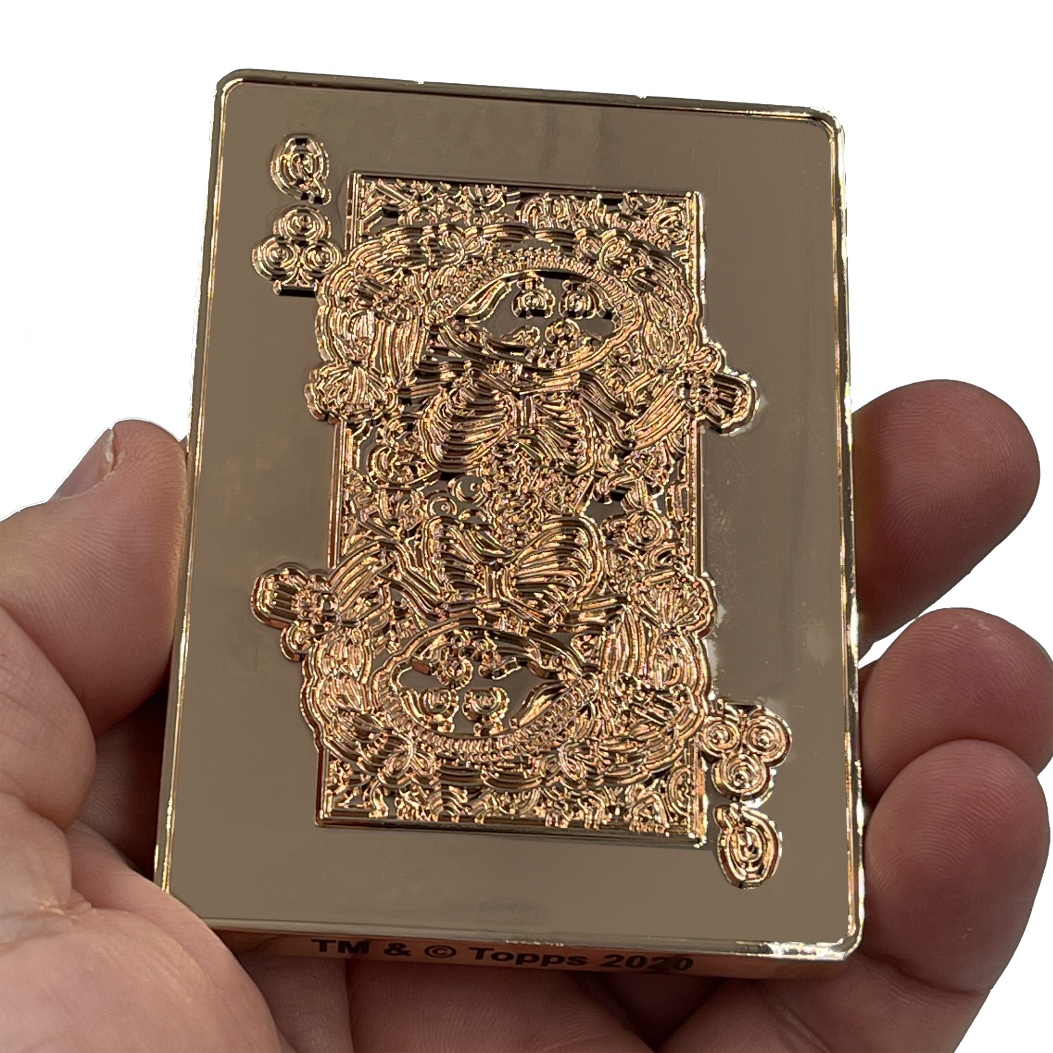 GPK-DD-004 Rose Gold plated Bony Joanie GPK Challenge Coin Officially Licensed Topps Garbage Pail Kids Playing Cards Challenge Coin