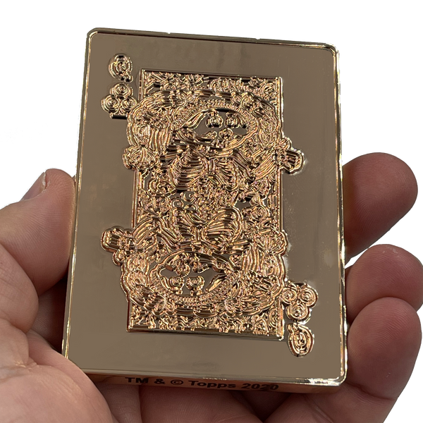 GPK-DD-004 Rose Gold plated Bony Joanie GPK Challenge Coin Officially Licensed Topps Garbage Pail Kids Playing Cards Challenge Coin