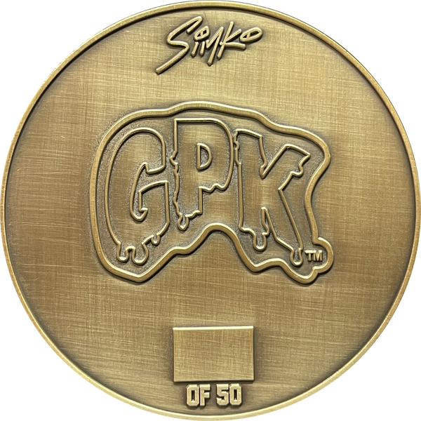 Brass Plated COLOR PROOF - 3 INCH - Only 10 made