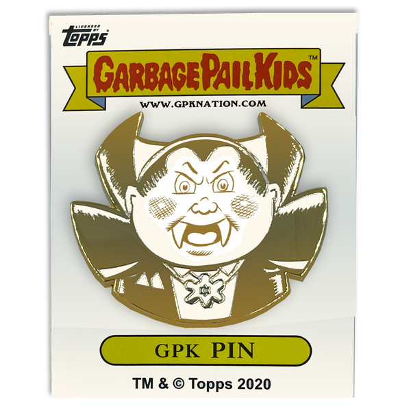 GPK-CC-008 Nasty Nick / Evil Eddie Topps Officially Licensed Brent Engstrom Artist Collaboration GPK Pin Garbage Pail Kids