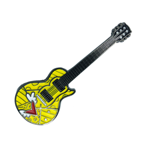 Romero Britto "Lincoln Road Hugs" Officially Authorized Guitar Pin
