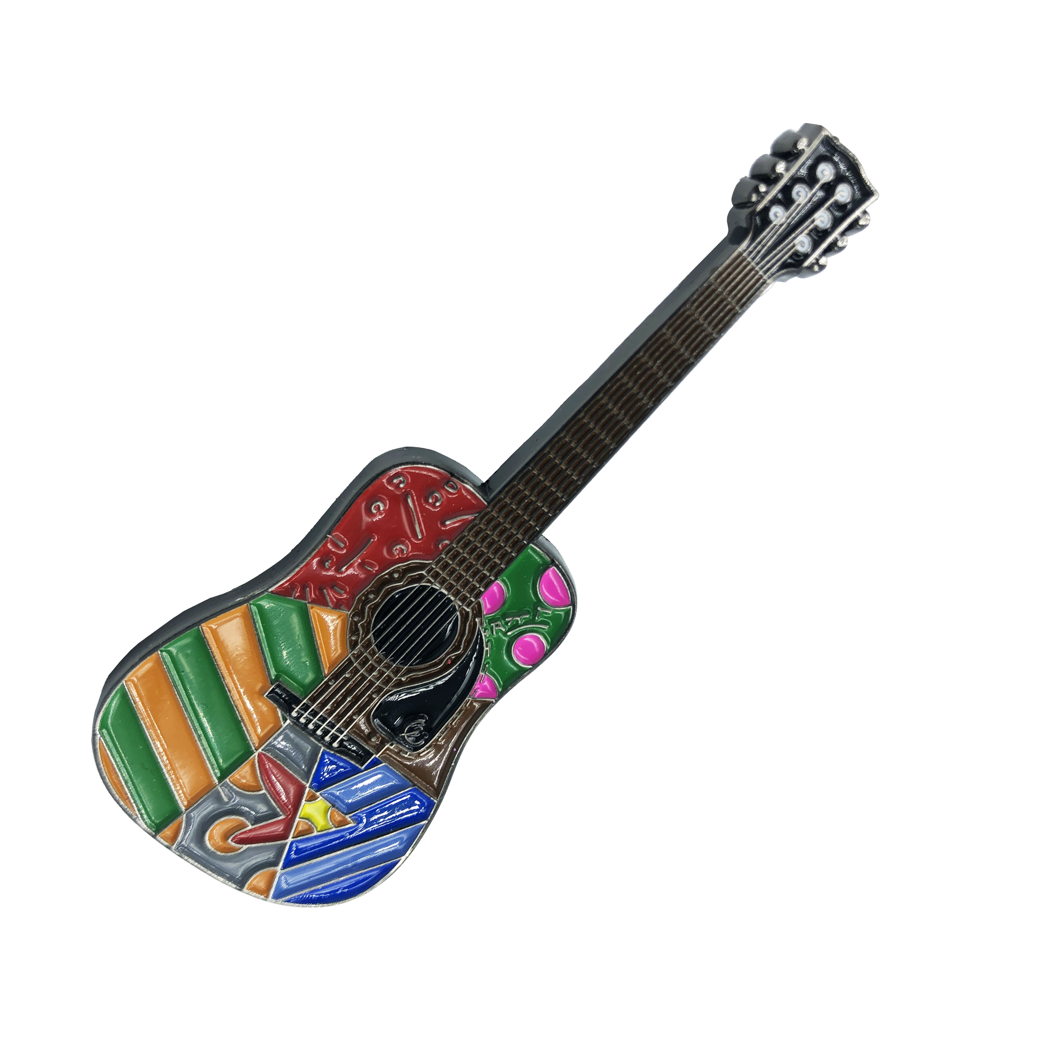 Romero Britto "Wynwood Romance" Officially Authorized Guitar Pin