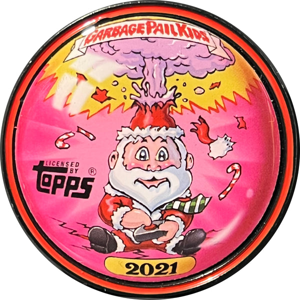 GPK Christmas 2-coin set by Neil Camera featuring ADAM BOMB and SANTA BOMB!
