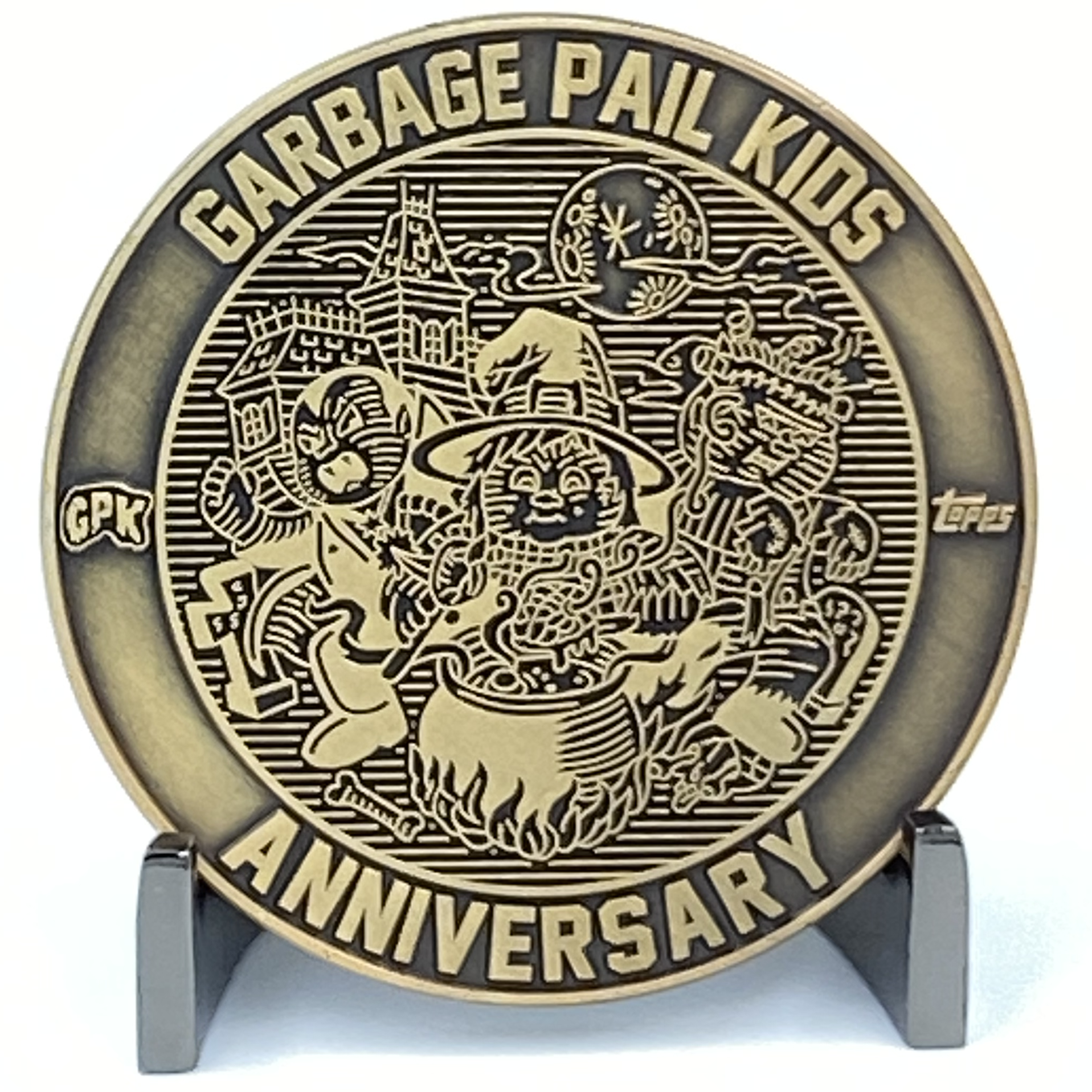 Coin 002 Artist Proof with no enamel Topps Officially Licensed challenge coin Garbage Pail Kids GPK Nation