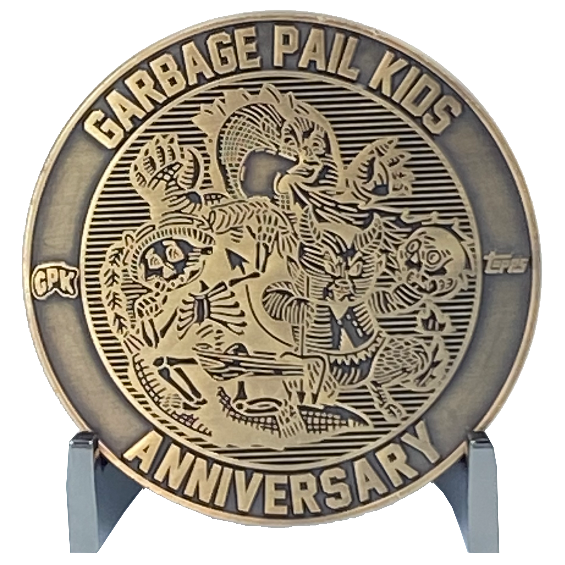 Coin 003 Artist Proof with no enamel Topps Officially Licensed challenge coin Garbage Pail Kids GPK Nation