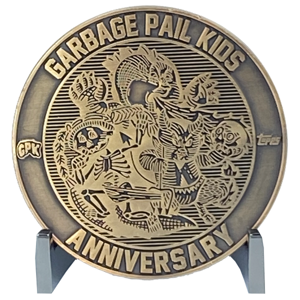 Coin 003 Artist Proof with no enamel Topps Officially Licensed challenge coin Garbage Pail Kids GPK Nation