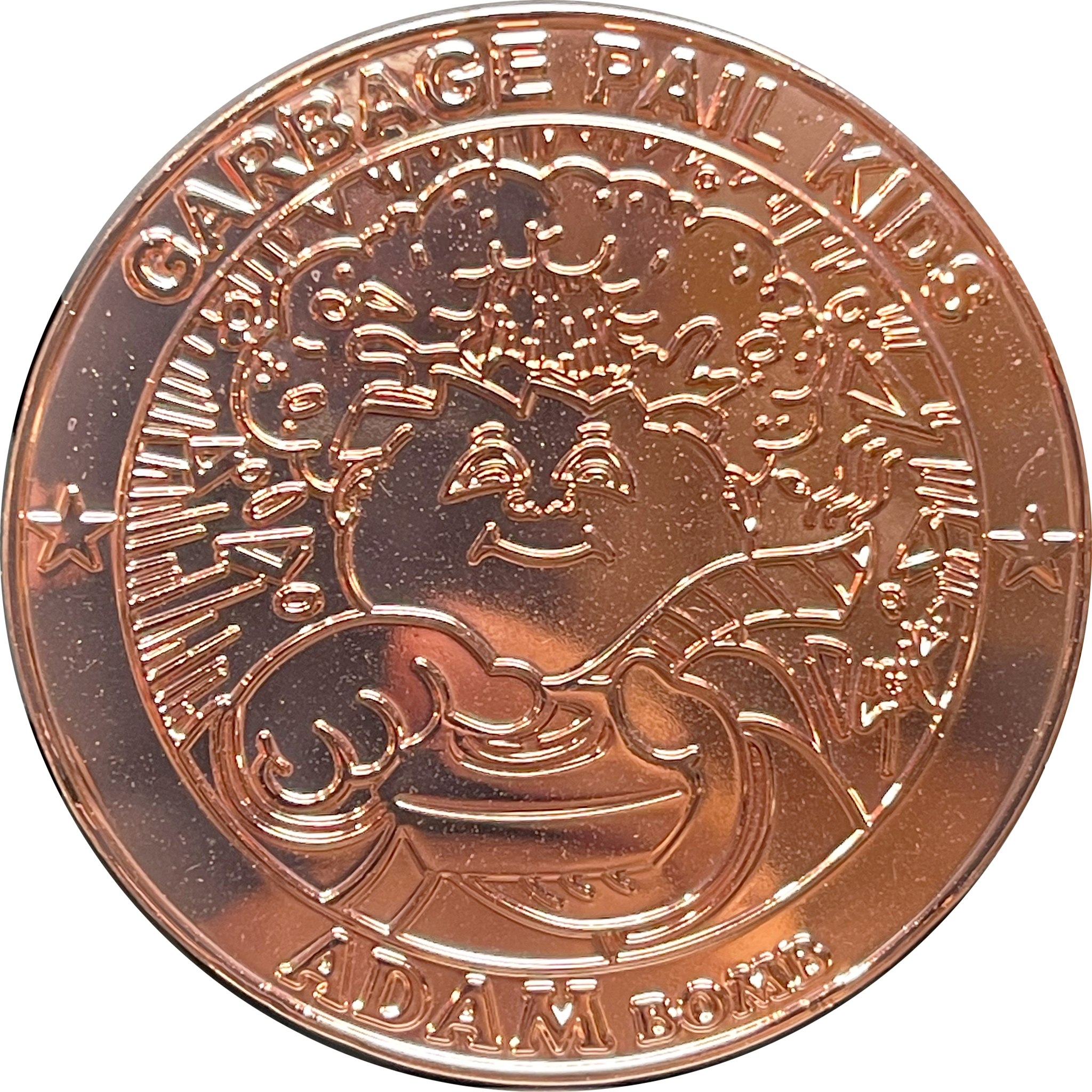 3 inch Ultra Rare Copper plated SIMKO Adam Bomb Challenge Coin