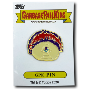 Gold variation Sy Clops GPK Pin Officially Licensed Topps Garbage Pail Kids