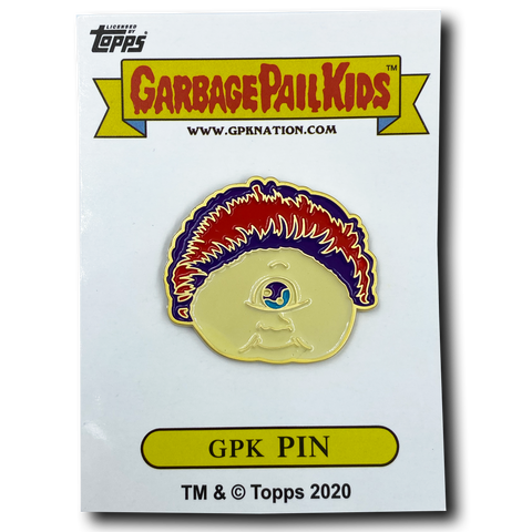 Gold variation Sy Clops GPK Pin Officially Licensed Topps Garbage Pail Kids
