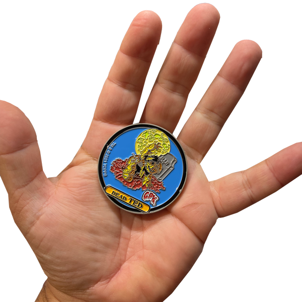 Dead Ted Challenge Coin with Mini Card inset on back only 50 made GPK-DD-007