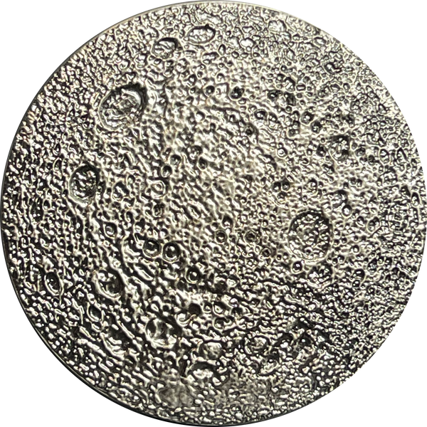 Antique Nickel plated David Gross GPK Dead Ted Moon Coin Officially Licensed by Topps Garbage Pail Kids DD-GPK-013