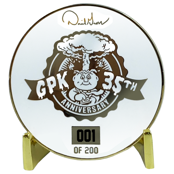 GPK-BB-003 BERSERK KIRK Topps Officially Licensed David Gross Artist Collaboration GPK Challenge Coin Garbage Pail Kids