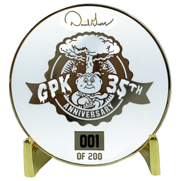 GPK-BB-002 EERIE ERIC Topps Officially Licensed David Gross Artist Collaboration GPK Challenge Coin Garbage Pail Kids