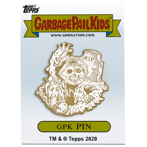 GPK-BB-006 JAY DECAY / DEAD TED Topps Officially Licensed Neil Camera Artist Collaboration GPK Pin Garbage Pail Kids