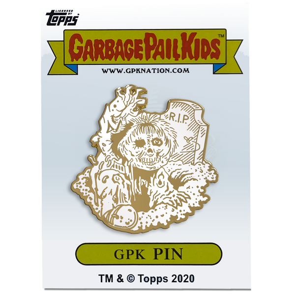 GPK-BB-006 JAY DECAY / DEAD TED Topps Officially Licensed Neil Camera Artist Collaboration GPK Pin Garbage Pail Kids