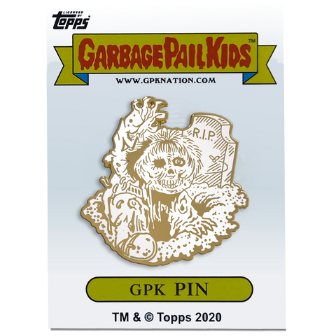 GPK-BB-006 JAY DECAY / DEAD TED Topps Officially Licensed Neil Camera Artist Collaboration GPK Pin Garbage Pail Kids